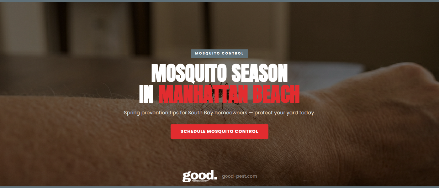 Spring mosquito control tips for Manhattan Beach CA homeowners - Good Pest Management